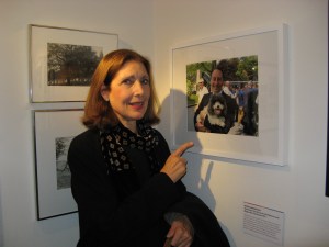 Ronni Diamondstein is excited to see Maggie Mae's photo that she took in the exhibition. 